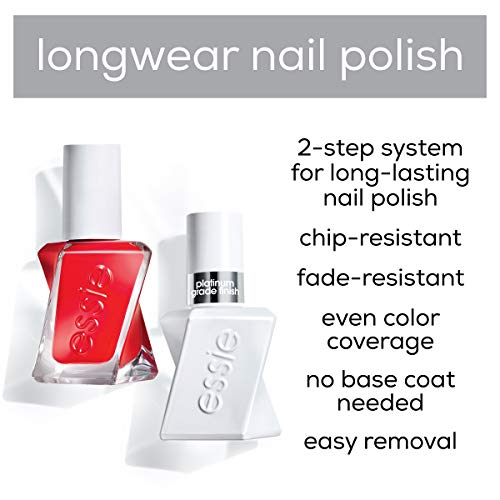 Essie Gel Couture Steel The Show 2-Step Longwear Metallic Nail Polish 0.46 fl oz - Sunrush Metals Collection