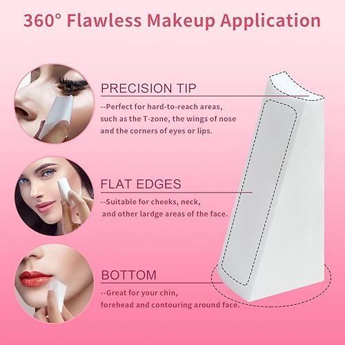 216 Pcs Makeup Sponge Wedges - Soft Foundation Sponges for All Skin Types