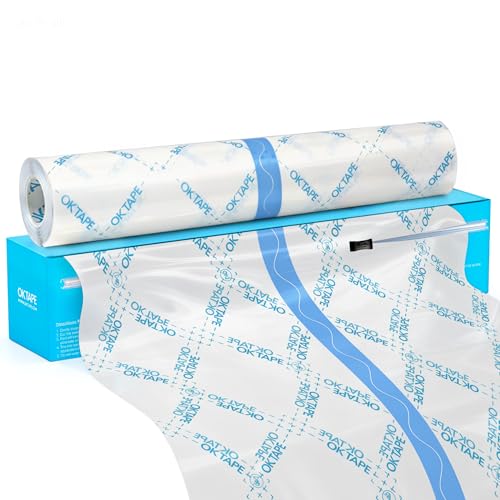 OK TAPE Tattoo Aftercare Bandage - Waterproof & Latex-Free 10.2" x 2 yd