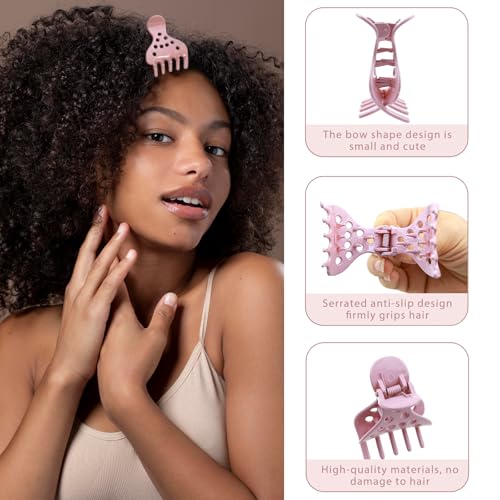 Ceoyiler Pink Root Lifting Hair Clips 8-Pack for Voluminous Curls & Fine Hair