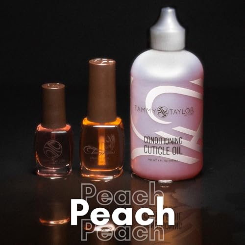 Tammy Taylor Peach Cuticle Oil & Cream - 4 oz Vitamin E & Jojoba