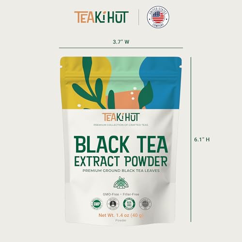 Premium Instant Black Tea Powder - 1.4 oz | Pure and Unsweetened