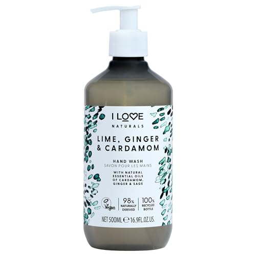 I LOVE Naturals Lime, Ginger & Cardamom Hand & Body Lotion 16.9oz - Moisturizing Vegan Skincare