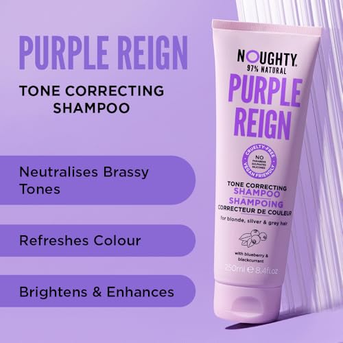 Noughty Purple Reign Tone Correcting Blonde Shampoo, 8.4 Fl Oz