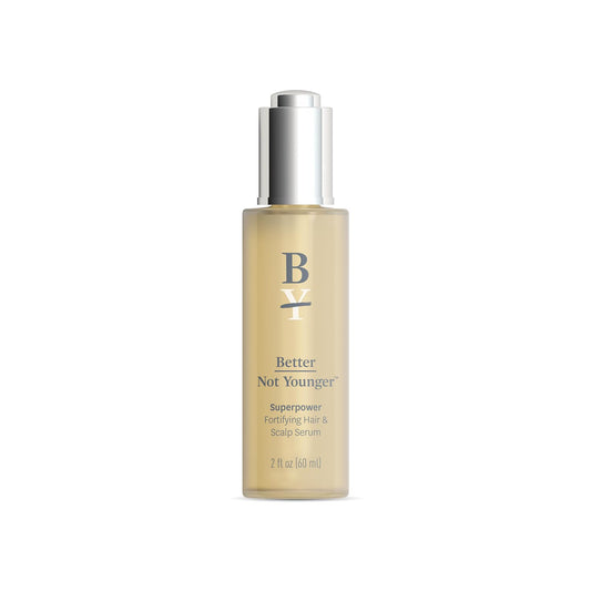 Better Not Younger Hair Thickening Serum for Women Over 40 – Scalp Care, Hair Density Treatment and Anti-Aging 2fl.oz – Fortifying Serum with Biotin & Ginger. Promotes Stronger, Thicker-Looking Hair.