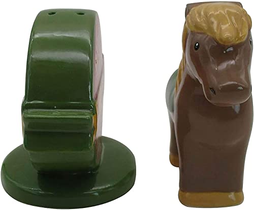 Parks and Recreation Lil Sebastian Ceramic Salt and Pepper Shaker Set