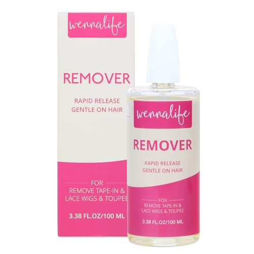 WENNALIFE Tape-in Hair Extension Remover 100 mL Citrus Scent - Gentle & Residue-Free
