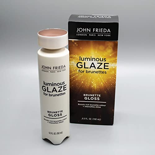 John Frieda Brunette Hair Gloss / 6.5 Oz Pack of 2 - Enhances Color & Shine