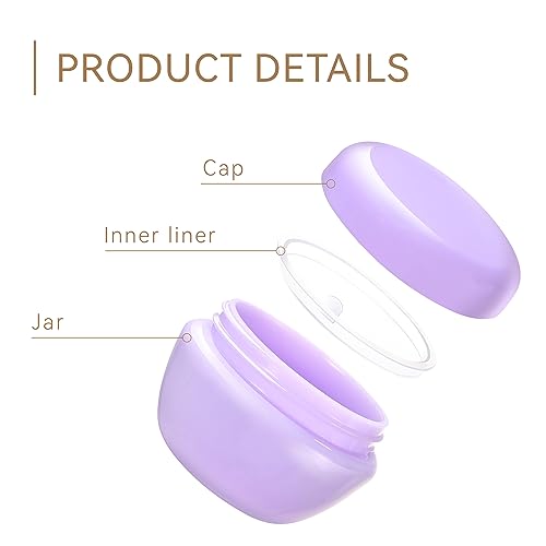 ZOADLE TSA Leak-Proof Travel Containers Set - 3 Sizes, 6 Pcs