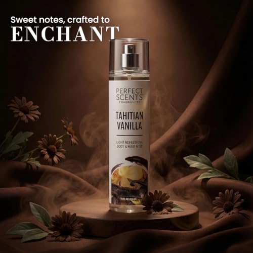 Instyle Fragrances Tahitian Vanilla Body & Hair Mist - 8 Fl Oz