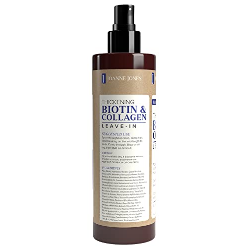 Joanne Jones Biotin & Collagen Leave-In Conditioner, Volumizing Hair Spray