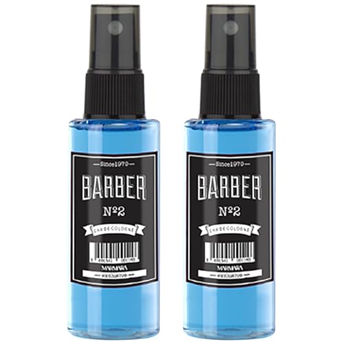 Marmara Barber Cologne - 50ml x 2 Bottles for Traditional Shaving & Grooming