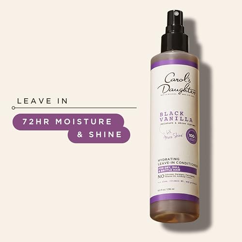 Carol's Daughter Black Vanilla Leave-In Conditioner - 8 Fl Oz for Curly & Wavy Hair