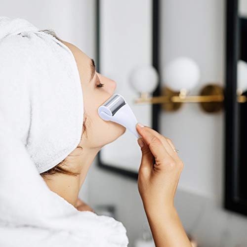 MAANGE 2-Pack Ice Face & Eye Rollers for Puffiness & Skin Care - White