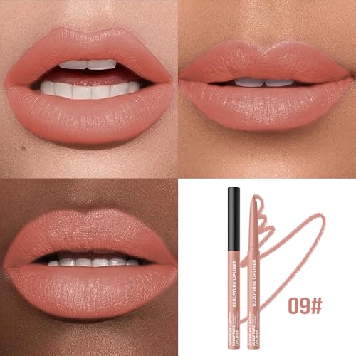 Hxssll 09# 12 Colors Matte Lip Liner Pencil Long Lasting Waterproof Smudge Proof