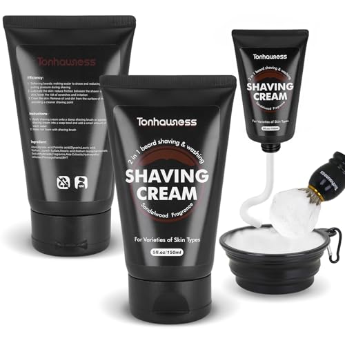 Badger Hair Travel Shaving Brush Set for Men - 4 in 1 Kit