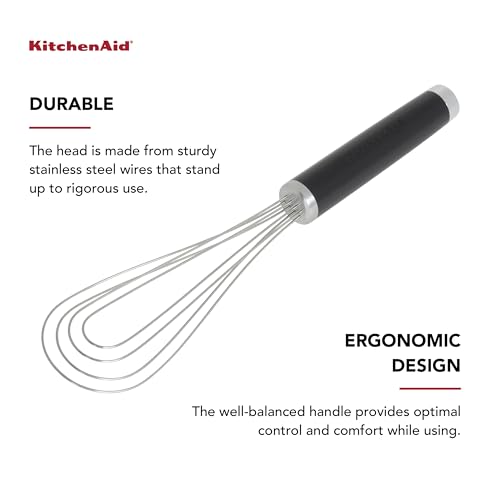 KitchenAid Flat Whisk - 11.5-Inch Stainless Steel Utensil