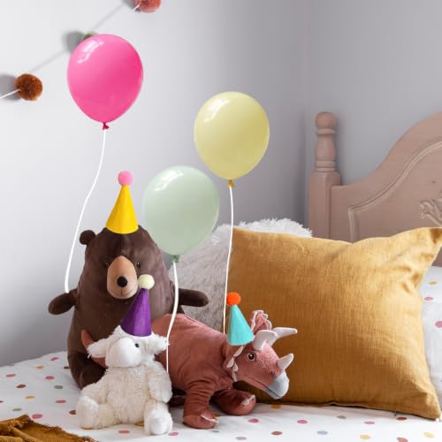 Mini Party Hats and Balloons Set for Stuffed Animals - 12 PCS