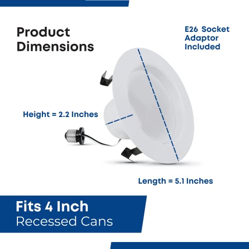 Feit Electric 4-Inch LED Recessed Downlight - 650 Lumens, 5000K