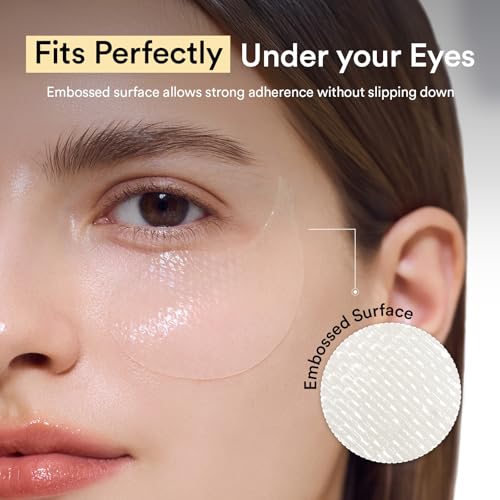 Abib Vegan Collagen Eye Patches for Wrinkles & Fine Line with Jericho Rose Jelly & Peptides, 60 Count, Korean Skin Care