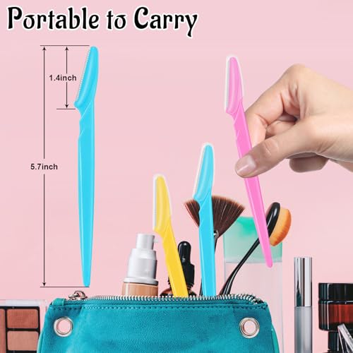 30-Piece Facial Razor Set - Multicolor Eyebrow Trimmers for Men & Women