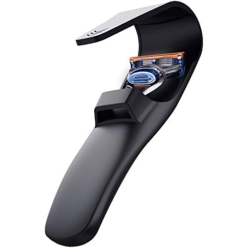 Enerfort Silicone Razor Travel Case for Gillette Men’s Razors, Black