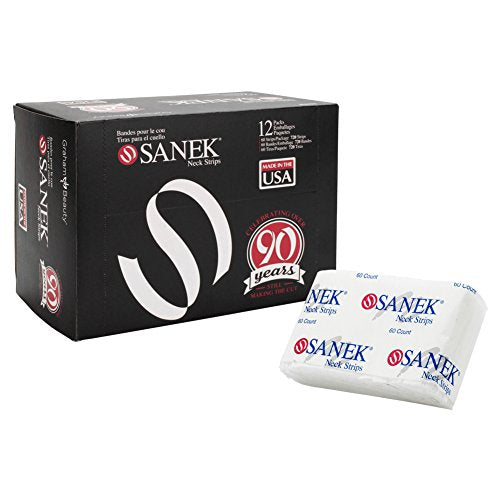 Graham Sanek Professional Barber Neck Strips, 720 Count