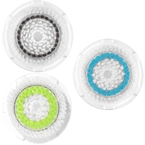 Acosexy 3 Pack Facial Cleansing Brush Heads Compatible with Clarisonic Mia & More