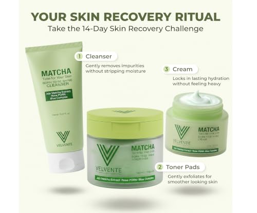 VELVENTE Matcha PDRN Anti-Aging Moisturizer & Dark Spot Cream