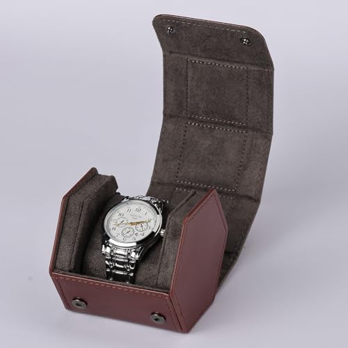 Luxury Watch Roll Travel Case - Eco-Friendly Leather Organizer for Men & Women