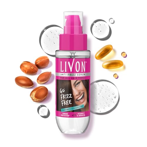 Livon Hair Serum for All Hair Types - Frizz-Free & Shiny
