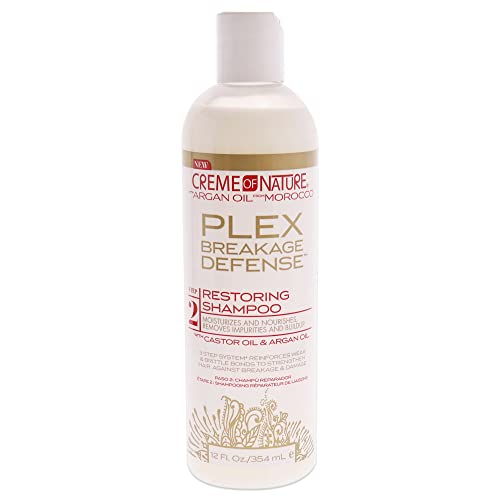 Plex Breakage Defense Restoring Shampoo 12 oz - Moisturizes & Strengthens Hair