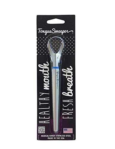 Stainless Steel Tongue Cleaner - Dishwasher Safe, Reduce Bad Breath & Improve Taste