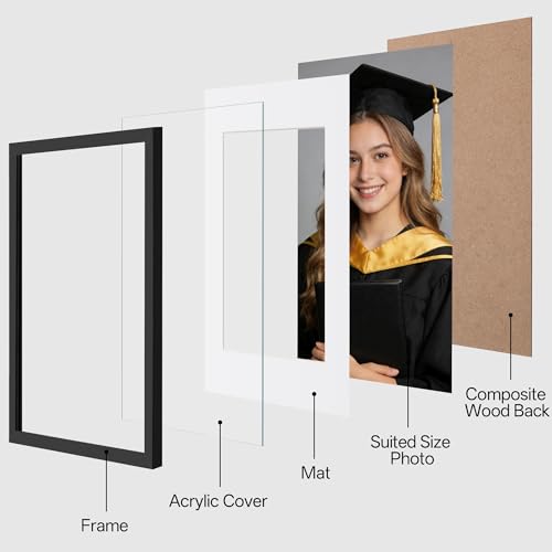 eletecpro 11x14 Signable Picture Frame with Acrylic Cover
