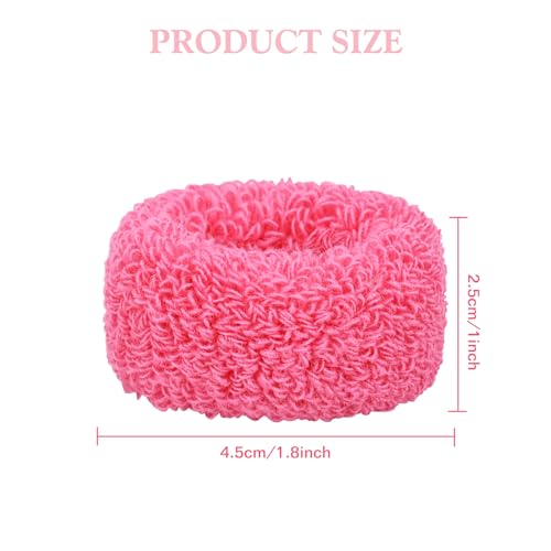 Dizila Multicolor 36 Pack Stretchy Knit Hair Ties Scrunchies for Women Girls Teens Kids