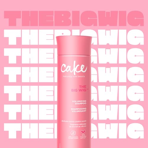 Cake Beauty The Big Big Deal Thickening Volume Shampoo - 10 Fl Oz, Vegan & Sulfate-Free with Aloe Vera & Lemon Cookie Scent