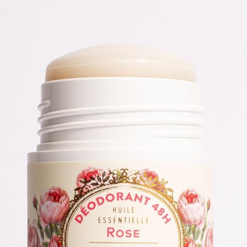 Panier des Sens Rose Deodorant for Women 1.7 oz - Natural, Aluminum-Free, 48H Freshness, Sensitive Skin