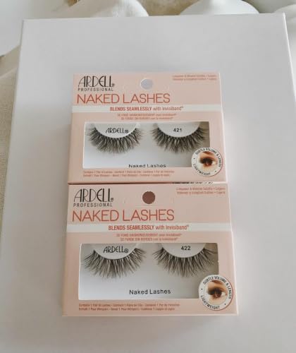 Ardell Naked Lashes 420 – Lightweight Natural Strip Eyelashes, 4 Pairs