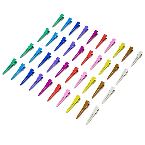 Bandenger 1.8-Inch Alligator Curl Clips - 100 Pack Metal Duckbill Hair Pins