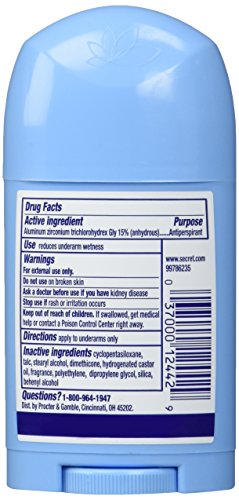 Secret Antiperspirant Deodorant Powder Fresh - 1.7 oz (Pack of 2)