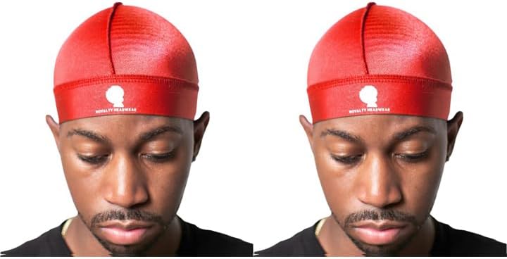 Silky Wave Cap for 360, 540 & 720 Waves - Soft Breathable Durag Beanie for Men