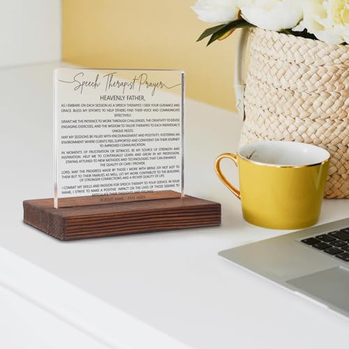 Christian Desk Plaque Gift for Assistant Principal | Positive Energy Decor