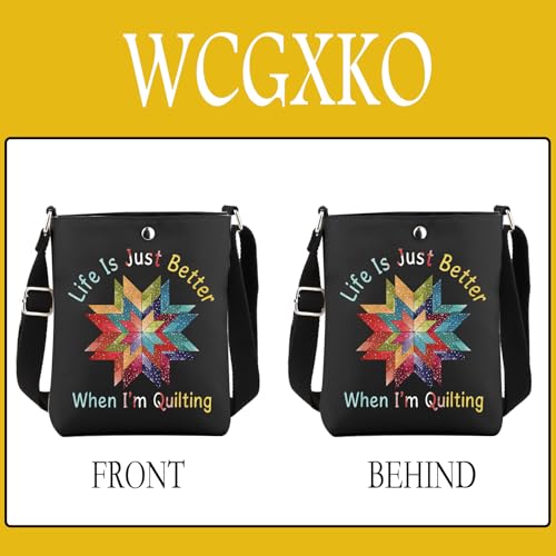 I’m Quilting Crossbody Bag - Gift for Sewing Lovers by WCGXKO