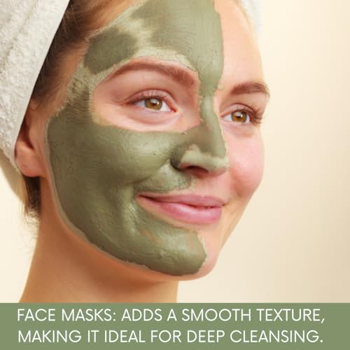 Natural Green Clay for Facial Masks & Body Wraps - 0.5LBS by mGanna