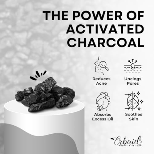 Natural Activated Charcoal Soap Bar for Acne & Blackheads