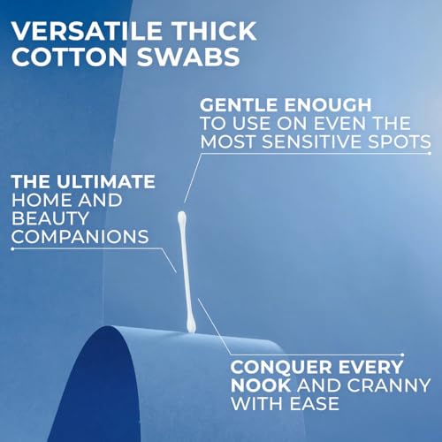 Q-tips Cotton Swabs (300 Count) & Jumbo Cotton Balls (100 Count) - 100% Cotton for Beauty & First Aid