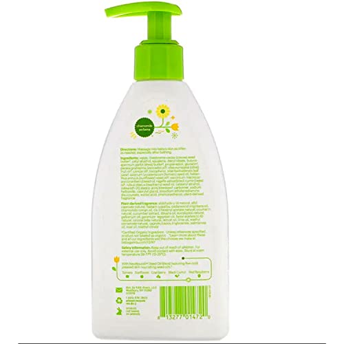 Babyganics Daily Baby Lotion CV - 9 Ounce Moisturizer for Sensitive Skin