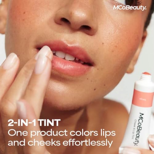 MCoBeauty Cheek & Lip Tint Dusk Cherry Red 2-in-1 Gel-Stain