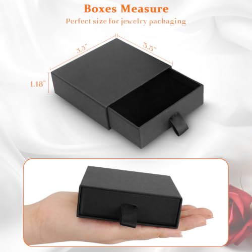 5 Pack Cardboard Jewelry Gift Boxes for Necklaces, Rings & Earrings