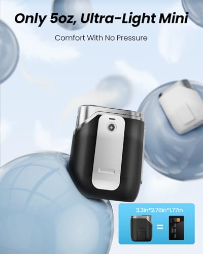 SWEETFULL Mini Portable Neck Fan - Rechargeable 100 Speed Turbo Airflow for Outdoor Use